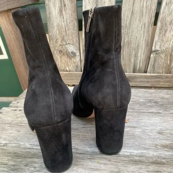 GIANVITO ROSSI Piper 85 Suede Black size 36